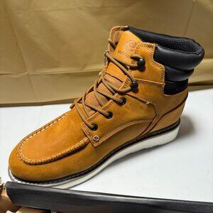 SUREWAY 6" Men's Heavy Duty Leather Soft Toe Work Boots Size 14 NEW